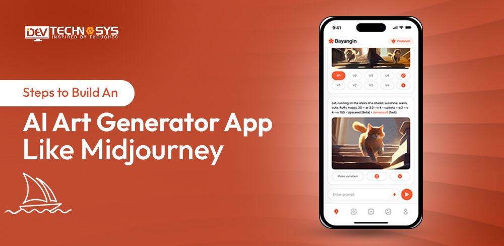 Steps to Develop An AI Art Generator App Like Midjourney