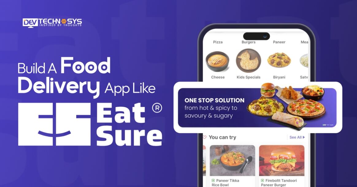 How to Build a Food Delivery App Like Eatsure?
