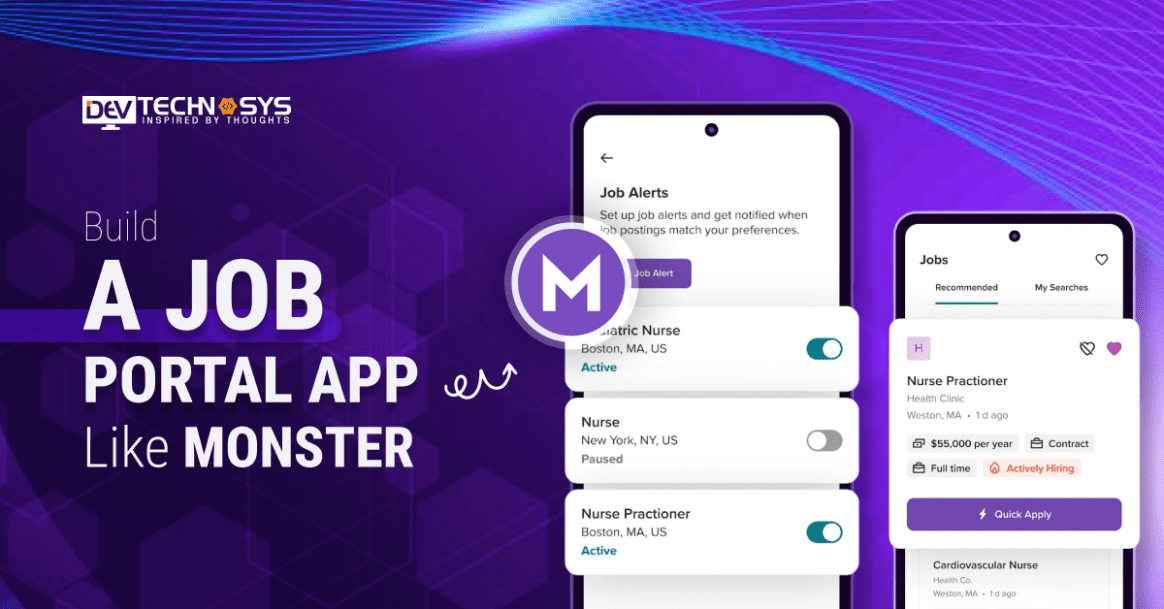 How to Build a Job Portal App Like Monster?