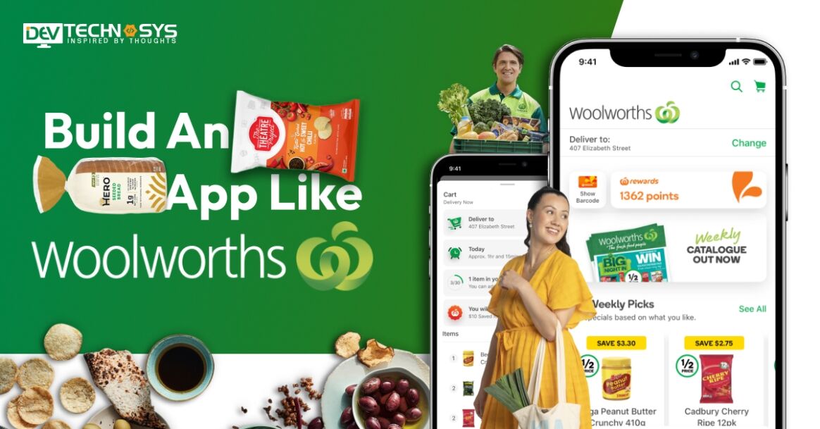 How to Build an App Like Woolworths In Australia:  Features, Benefits & Cost