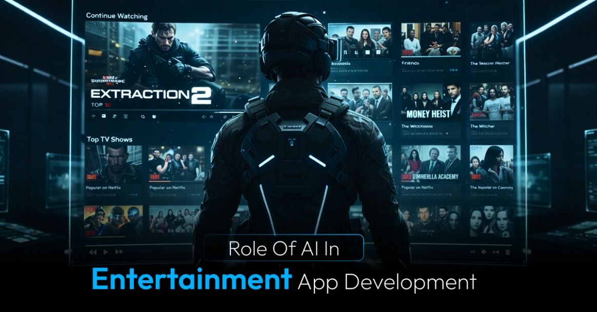 Role of AI in entertainment app development in 2026