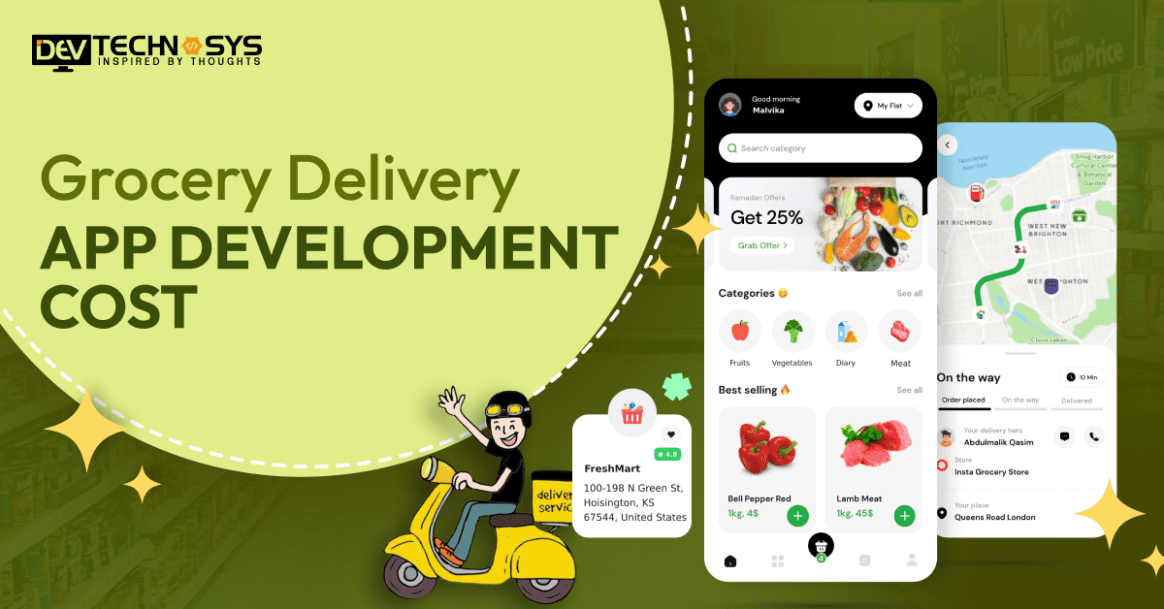 How Much Does Grocery Delivery App Development Cost?